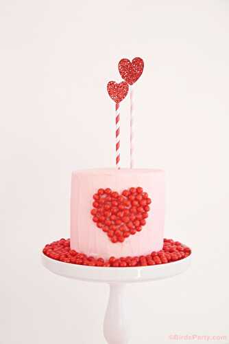 Party Ideas | Party Printables Blog: DIY Valentine's Day Sweet Heart Cake