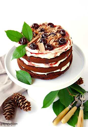 Party Ideas | Party Printables Blog: Easy Black Forest Gateau Cake Recipe