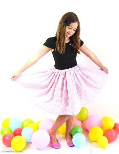 Party Ideas | Party Printables Blog: Easy DIY Party Skirt Video Tutorial