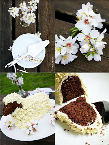 Party Ideas | Party Printables Blog: Easy Easter Lamb Cake Recipe & White Easter Decor