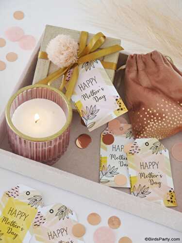 Party Ideas | Party Printables Blog: FREE Printable Mother's Day Boho Gift Tags 