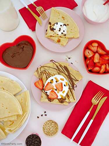 Party Ideas | Party Printables Blog: French Crepes Pancake Recipe