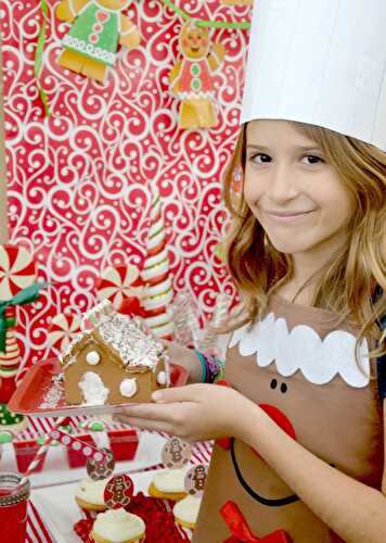 Party Ideas | Party Printables Blog: Gingerbread House Decorating Kids Party