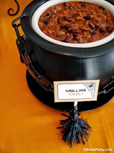 Party Ideas | Party Printables Blog: Halloween Chilling Chili Recipe