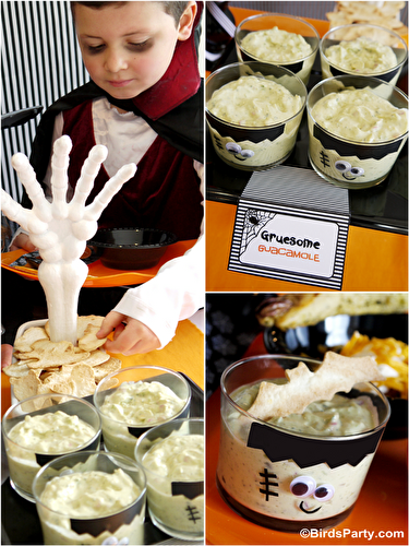 Party Ideas | Party Printables Blog: Halloween Gruesome Guacamole Recipe