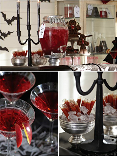 Party Ideas | Party Printables Blog: Halloween Vampire Blood Bar Cocktail Recipes