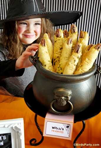 Party Ideas | Party Printables Blog: Halloween Witch's Fingers Bread Sticks Recipe