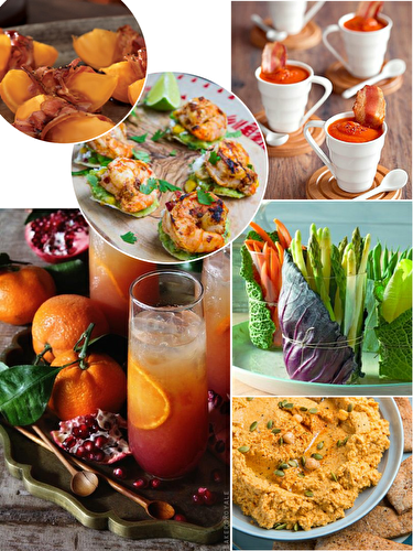 Party Ideas | Party Printables Blog: Healthy Thanksgiving Appetizers & Cocktails
