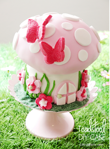 Party Ideas | Party Printables Blog: How to Make a Toadstool Birthday Cake