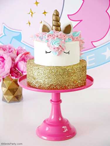 Party Ideas | Party Printables Blog: How To Make a Unicorn Birthday Cake