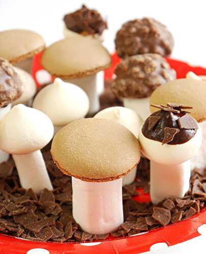 Party Ideas | Party Printables Blog: How To Make Meringue Toadstools & Mushrooms
