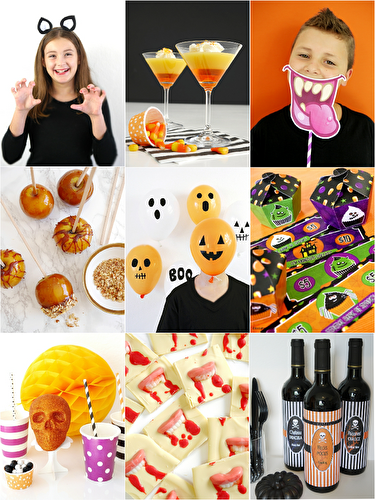Party Ideas | Party Printables Blog: Last Minute Halloween Party Ideas, Food & Costumes