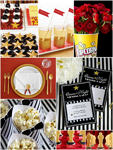 Party Ideas | Party Printables Blog: Last Minute Oscars Party Ideas & Inspiration