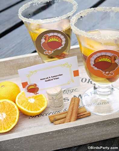 Party Ideas | Party Printables Blog: Muscat & Tangerine Mulled Wine Recipe