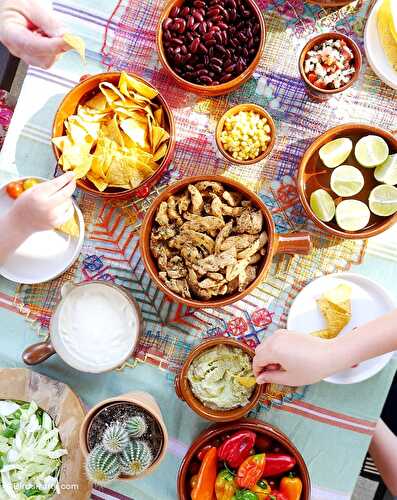 Party Ideas | Party Printables Blog: My Favorite Fiesta Tablescape & Recipes