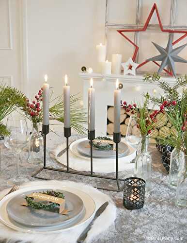 Party Ideas | Party Printables Blog: My Hygge Scandinavian Inspired Christmas Tablescape