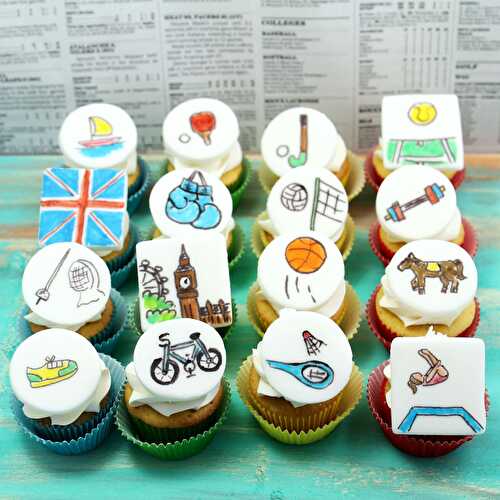 Party Ideas | Party Printables Blog: Olympic Sports Cupcakes Recipe