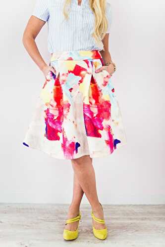Party Ideas | Party Printables Blog: Party Frock | Gorgeous Midi Skirts for Spring