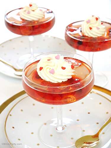 Party Ideas | Party Printables Blog: Pink Champagne Jello Recipe