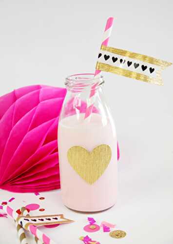 Party Ideas | Party Printables Blog: Pink & Gold DIY Birthday Party Decor 