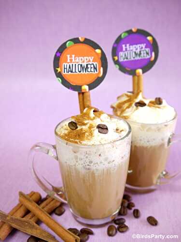 Party Ideas | Party Printables Blog: Pumpkin Spice Halloween Coffee Syrup Recipe