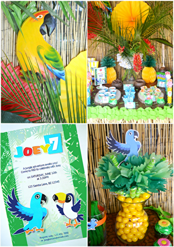 Party Ideas | Party Printables Blog: Rio 2 Movie Inspired Birthday Party