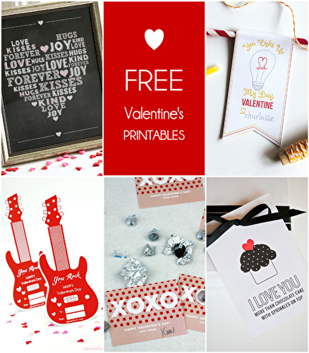 Party Ideas | Party Printables Blog: Round up of Free Valentine's Day Party Printables