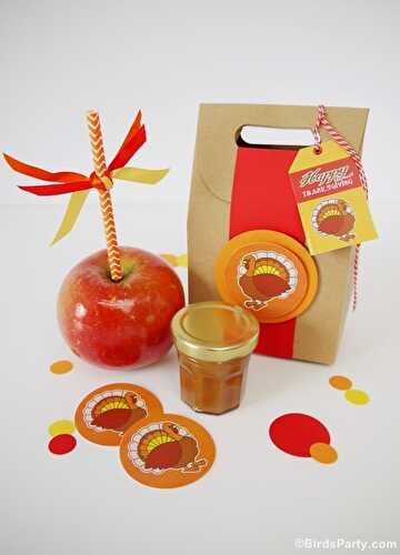 Party Ideas | Party Printables Blog: Salted Caramel Apple Favors & Recipe