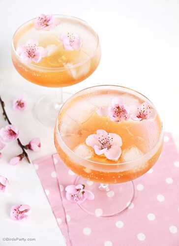 Party Ideas | Party Printables Blog: Spring Blossom Cocktail Recipe