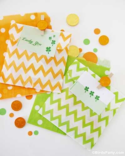 Party Ideas | Party Printables Blog: St Patrick's Day | 3 Easy Party Favor Ideas