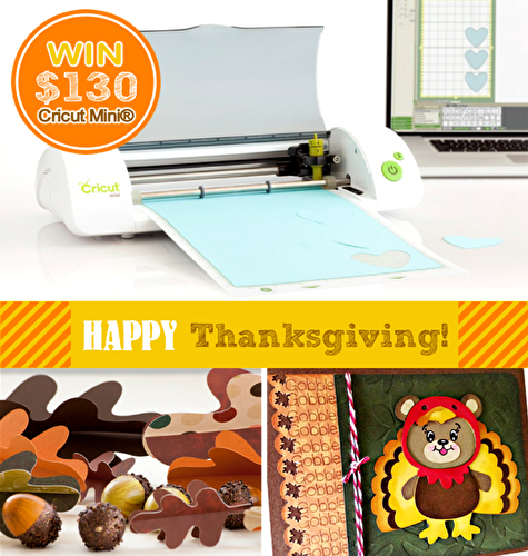 Party Ideas | Party Printables Blog: Thanksgiving DIY Craft Ideas with Cricut