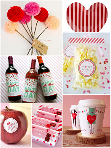 Party Ideas | Party Printables Blog: Very Last Minute DIY Valentine's Ideas