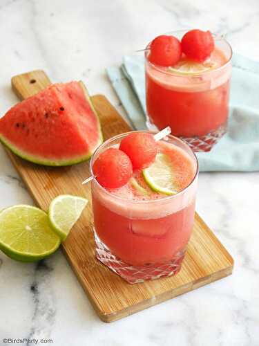 Party Ideas | Party Printables Blog: Watermelon Daiquiri Cocktail Recipe