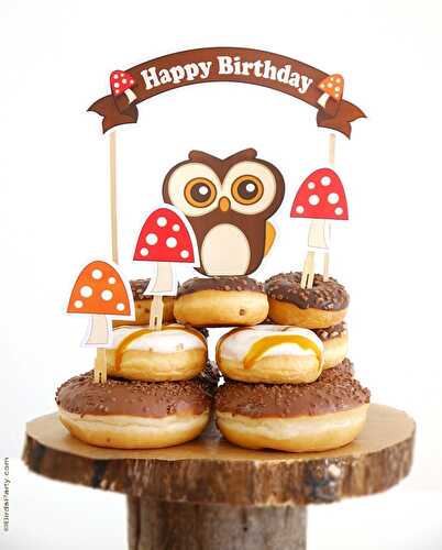Party Ideas | Party Printables Blog: Woodland Birthday Party Ideas & Video