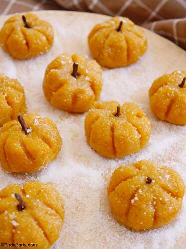 Pumpkin Shaped Brazilian Brigadeiro Truffles