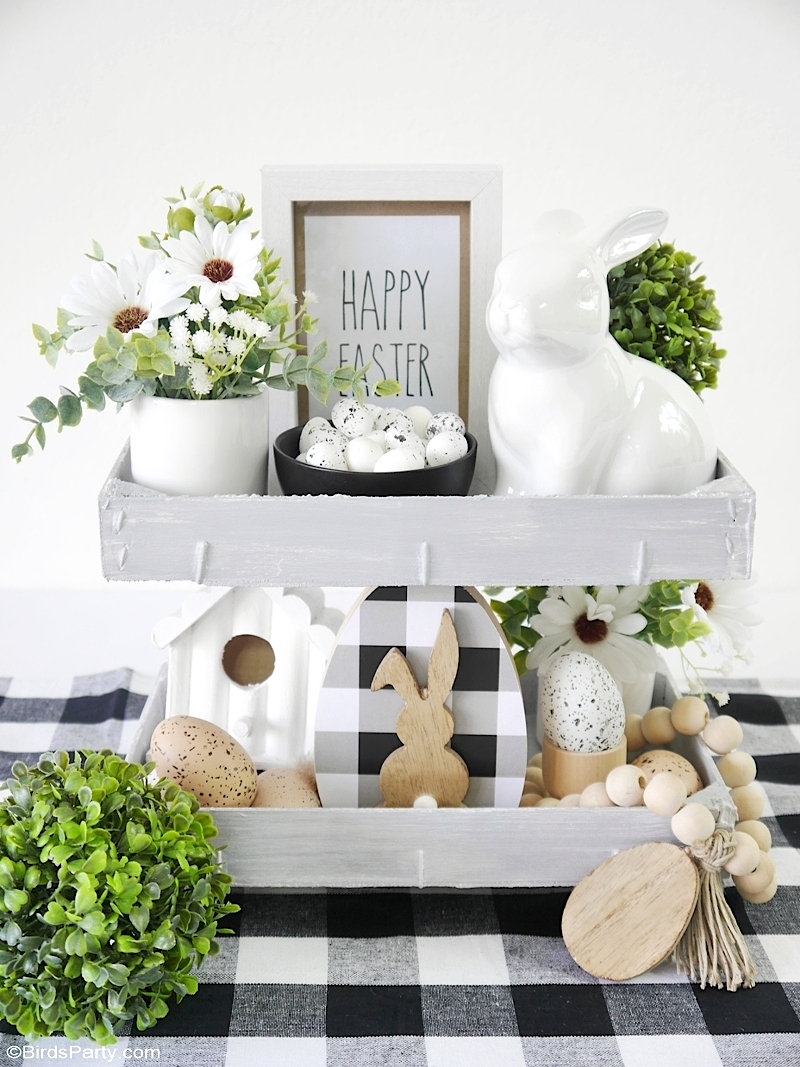 Neutral Modern Farmhouse Easter DIY Décor 