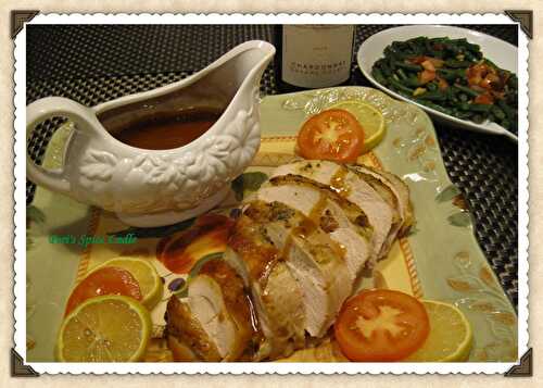 Spiced Butter Turkey with Curry-style Gravy