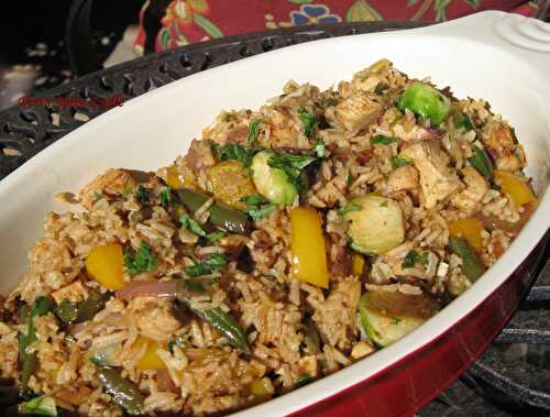 The Easily-Adaptable Turkey and Assorted Vegetable Pulao - Peri's Spice Ladle