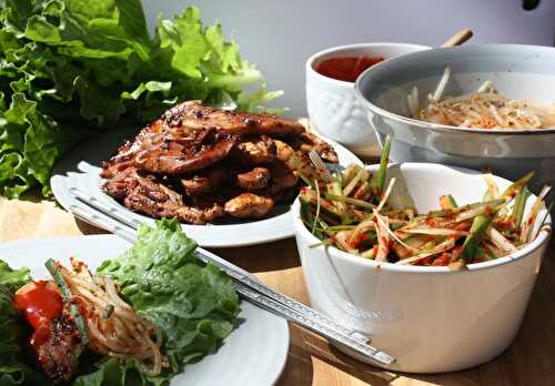 Korean Lettuce Wraps