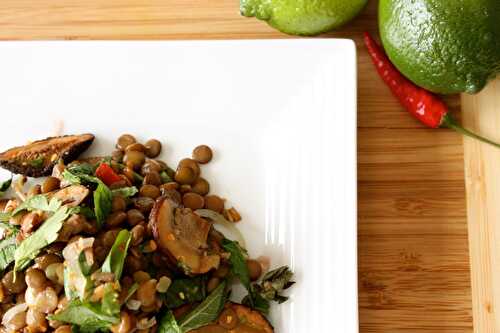 Lentil and Mushroom Laap