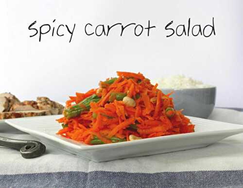 Spicy carrot salad (Canadian Som Tam)