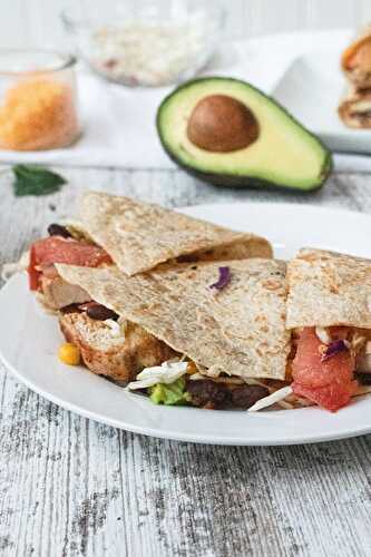 Southwest Chicken Quesadilla and Wraps