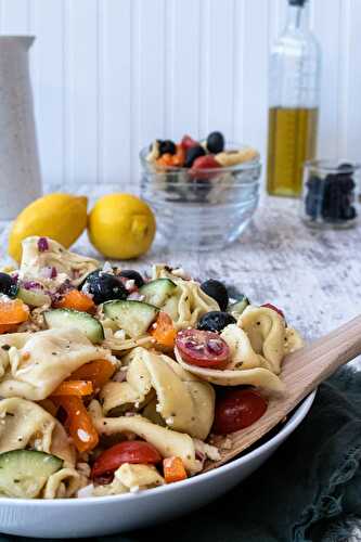 Mediterranean Pasta Salad with Tortellini