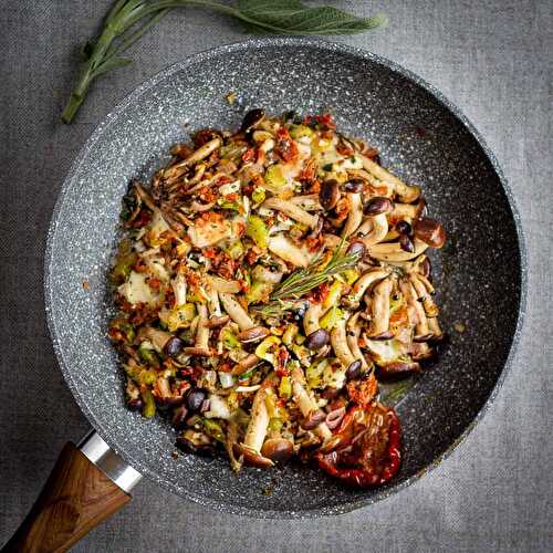 Recipe: Herbs Stuffed Mushrooms