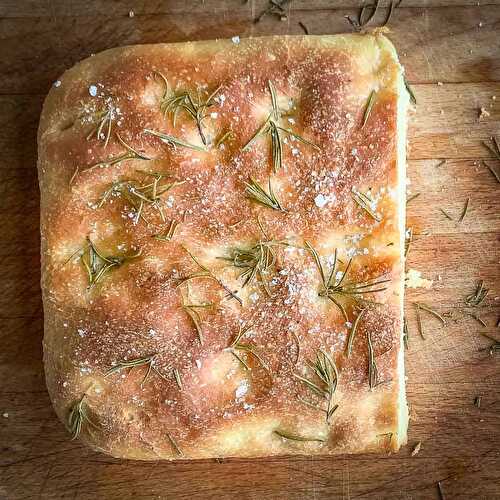 Recipe: Rosemary Focaccia Bread