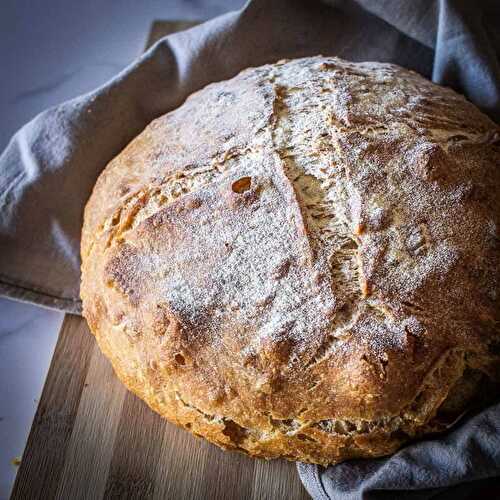 Recipe: Easy Bread Loaf (Pagnotta)