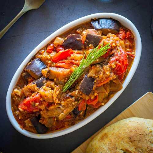 Recipe: Italian Eggplant Stew - 4 Ingredients
