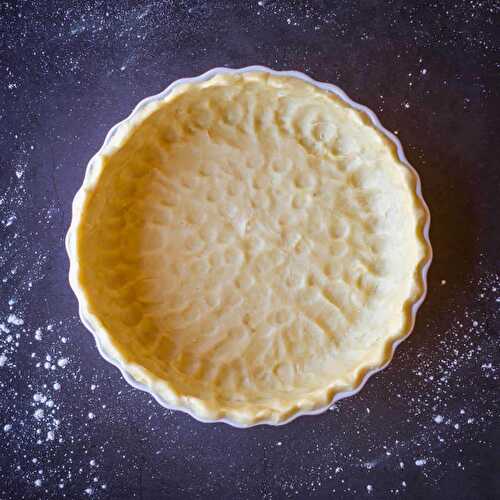 Recipe: Vegan Pie Crust (No-Roll)