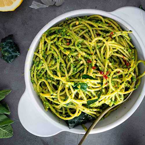 Recipe: Vegan Sage and Kale pesto