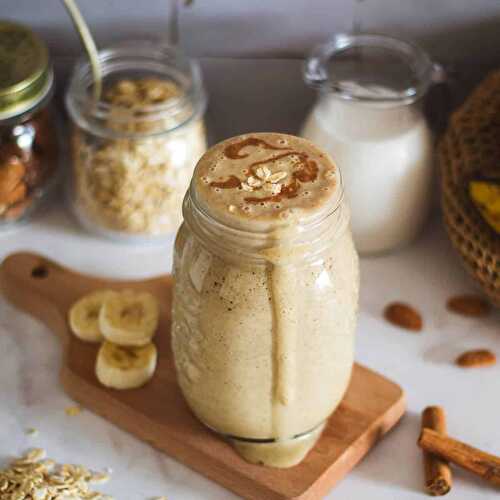 Vegan Banana Oatmeal Smoothie Recipe